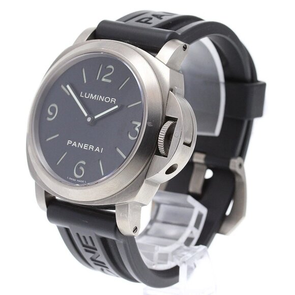 PANERAI Luminor base PAM00176 black Dial Hand Winding Men's Watch_832360 - Picture 2 of 6